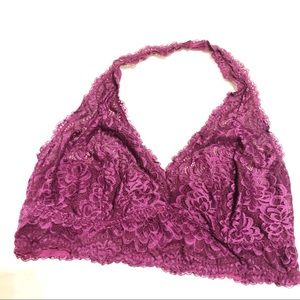 Purple bralette